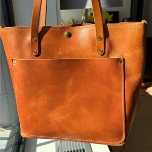 KMM & Co Travel Tote in Natural Dublin